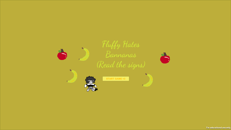 Fluffy Hates Bannanas Image
