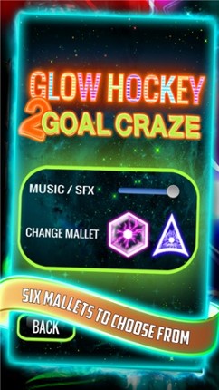 Glow Hockey 2 Goal Craze for iPhone and iPod screenshot