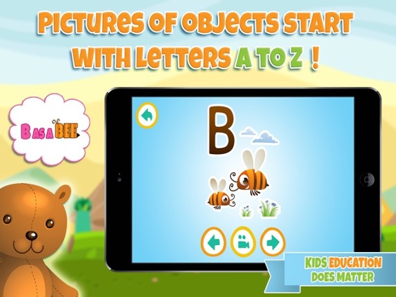 Learn alphabet and letter - ABC learning game for toddler kids &amp; preschool children screenshot