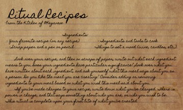 Ritual Recipes Image