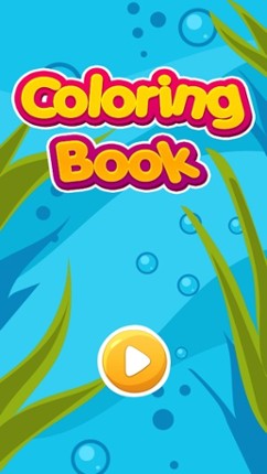Sea Animal Coloring Book Draw Paint Games screenshot