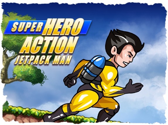 Super Hero Action JetPack Man - Best Super Fun Mega Adventure Race Game screenshot