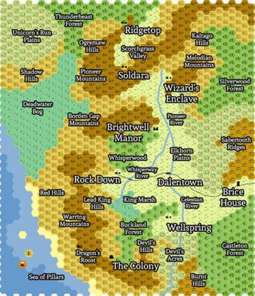 Tales from Dalentown: Trueland Gazetteer for 5th Edition screenshot