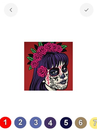 Tattoo Pixel Art Coloring Game Image