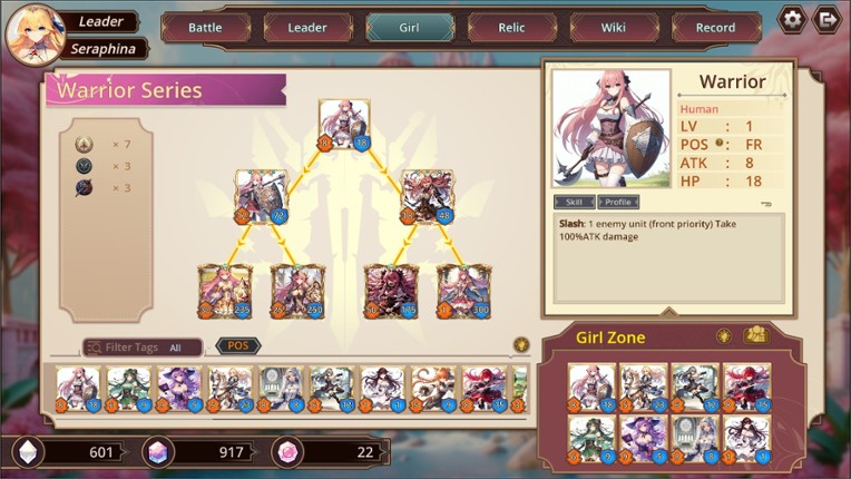 Auto Battle Girl screenshot