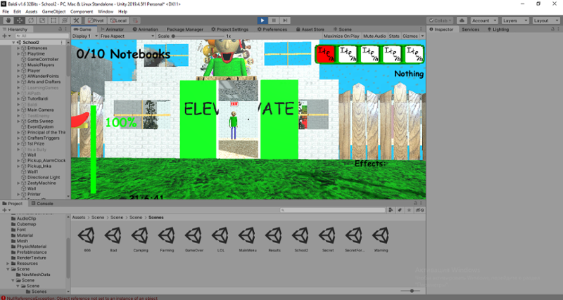 baldi's basics in a little bit of everything open source(working  and fixed) Image