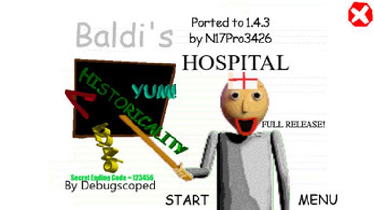Baldi's Hospital 1.4.3 Port Image
