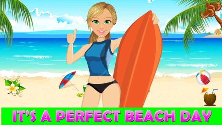 Beach Dress Up- free Princess hot fashion star and salon game for girls &amp; boys screenshot