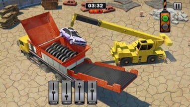 Car Crusher Monster Truck Driver &amp; Crane Simulator Image