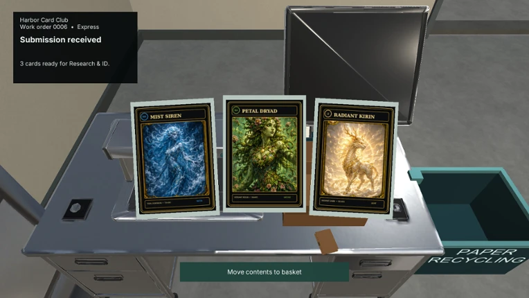 Card Grading Simulator screenshot