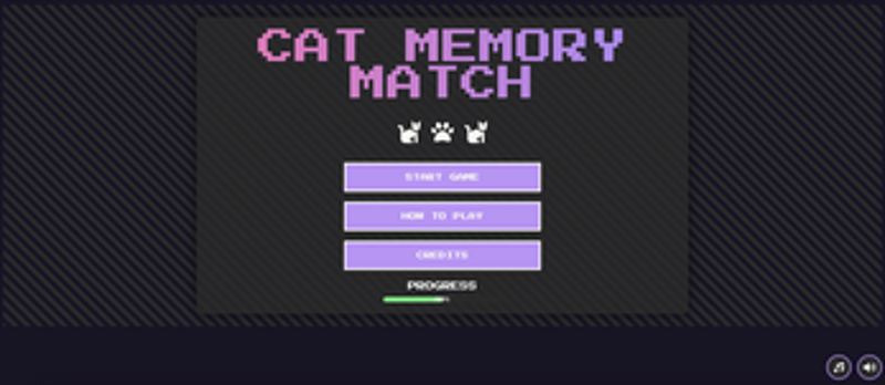 Cat Memory Match Image