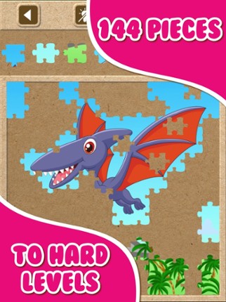 Dinosaur Jigsaw Puzzle.s Free Toddler.s Kids Games screenshot