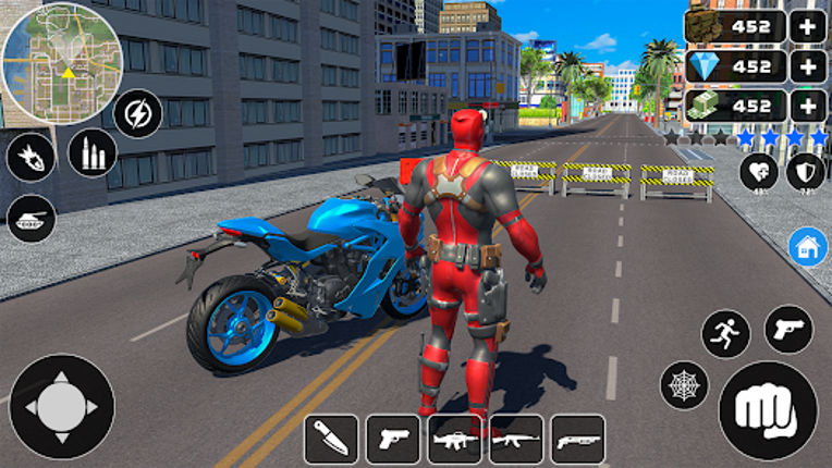 Spider Ninja Rope Hero Game screenshot