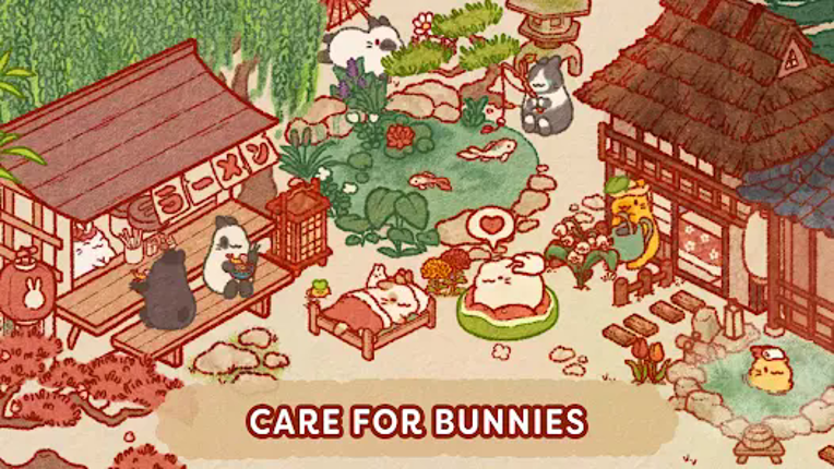 Usagi Shima: Cute Bunny Game screenshot