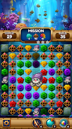 Jewel of Deep Sea: Match3 Game screenshot