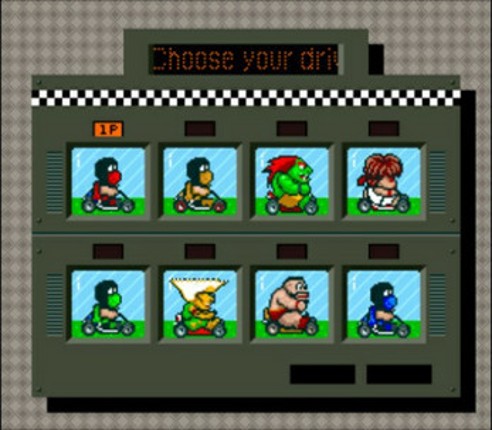 Super MK vs SF Kart (D83 Version) screenshot