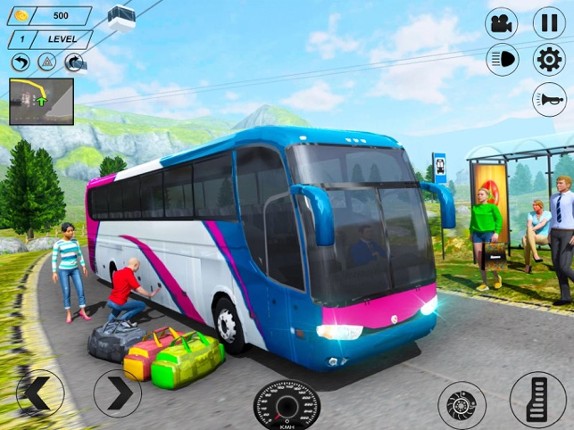 Mountain Tourist Bus Sim 3D screenshot