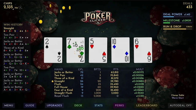Poker Clicker screenshot