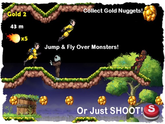 Super Hero Action JetPack Man - Best Super Fun Mega Adventure Race Game screenshot
