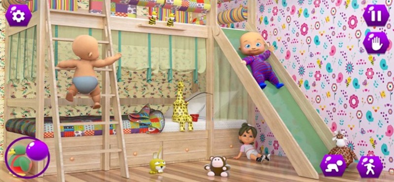 Twin Baby Life Simulator 3D Image