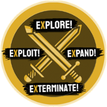 Explore! Exploit! Expand! Exterminate! Image