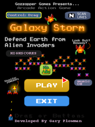 Galaxy Storm - Retro Invader screenshot