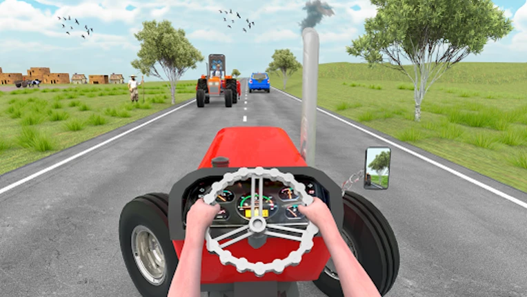 3D Indian Tractor Village Game screenshot