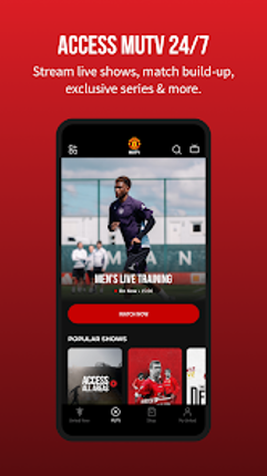 Manchester United Official App screenshot