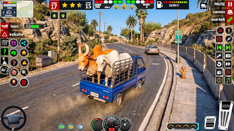 Wild Animal Truck Driver Game Image