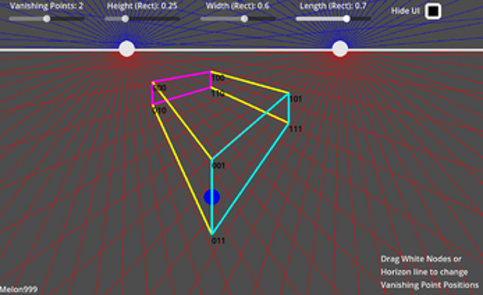 Vanishing Point Visualizer screenshot