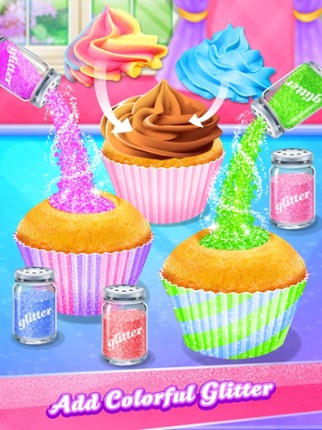 Glitter Cupcake Desserts screenshot
