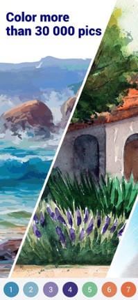 Happy Color by Numbers Game screenshot