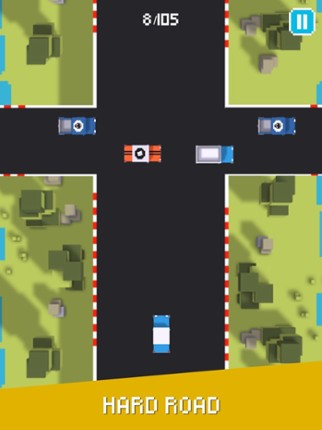 Hard Road - Don’t Crash The Car On Pixel Highway 2 Image