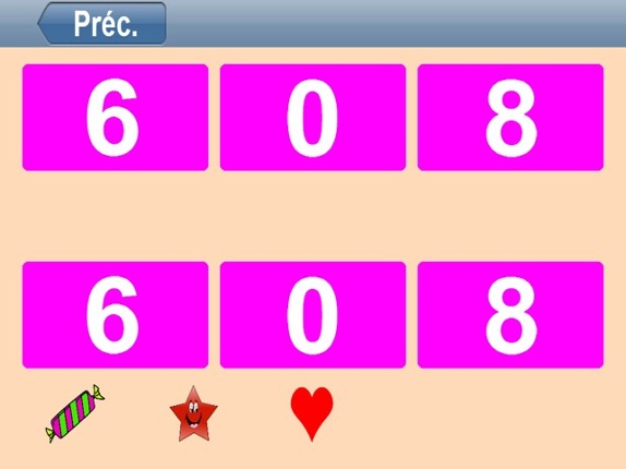 Lettres Nombres Couleurs screenshot