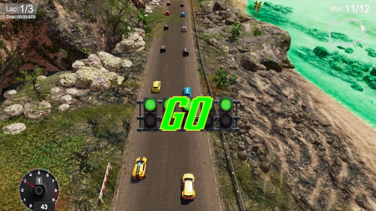 Neon Curves Racing screenshot