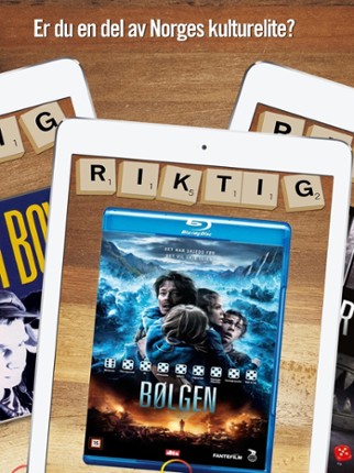 Norsk Kultur Quiz:  Film, bok og musikk trivia screenshot