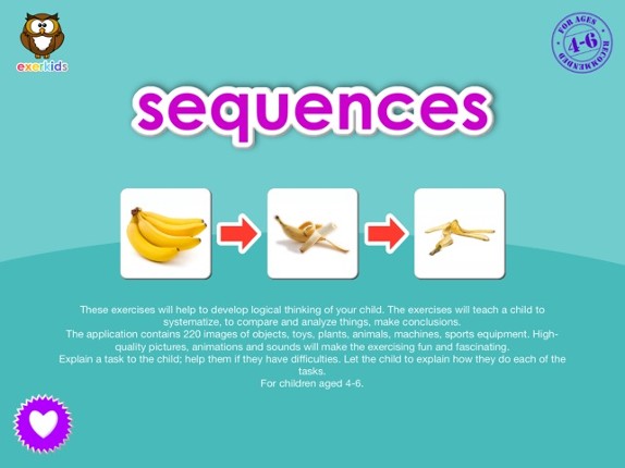 Sequences - Preschool Exercices Image