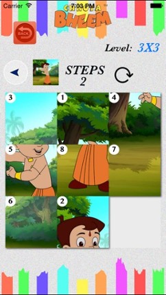 Sliding Puzzle With Bheem screenshot
