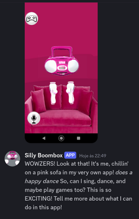 Talking Silly boombox Image