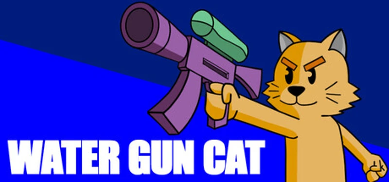 Water Gun Cat Image