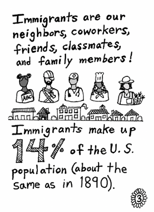 Zine: Immigrants & Refugees Are Welcome Here screenshot