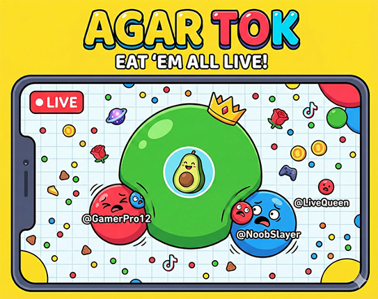 AgarTok - TikTok Live Game Image