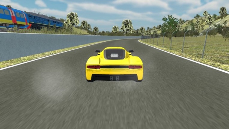 Car vs Train Race : Furious Car Racing screenshot