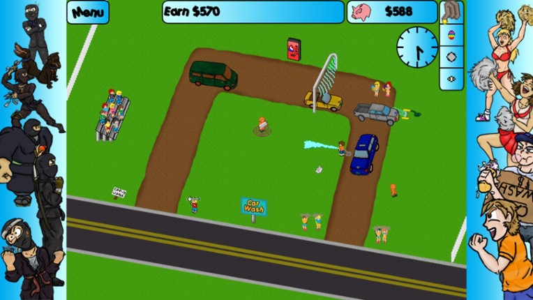 Car Washer: Summer of the Ninja screenshot