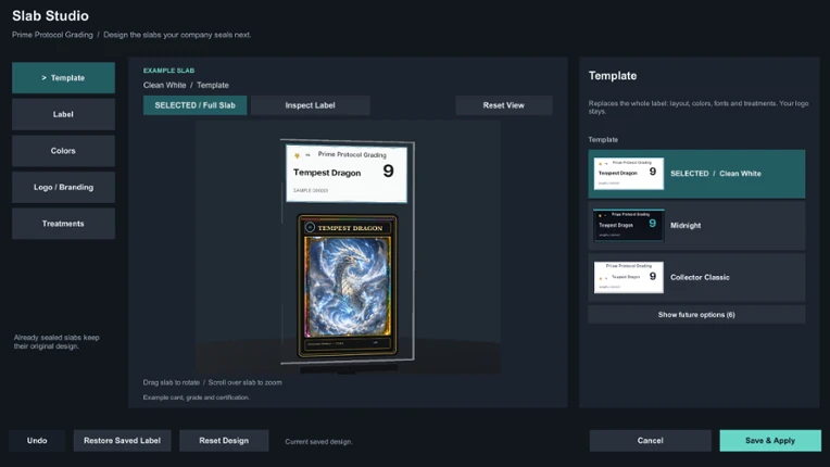 Card Grading Simulator screenshot