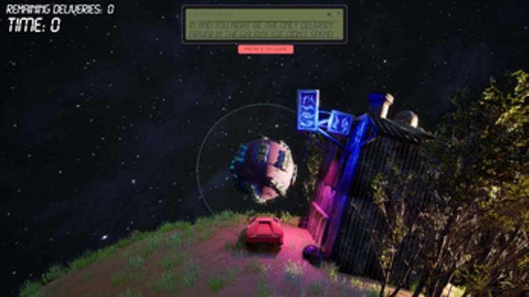 Galaxy Pizza Delivery Image