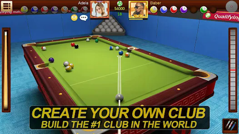 Real Pool 3D Online 8Ball Game Image