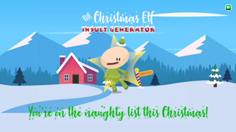Christmas Elf Insult Generator screenshot
