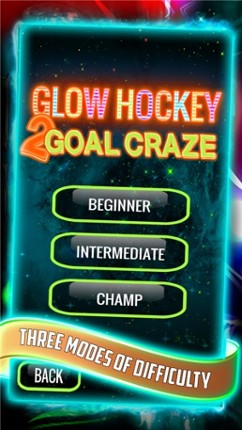 Glow Hockey 2 Goal Craze for iPhone and iPod screenshot