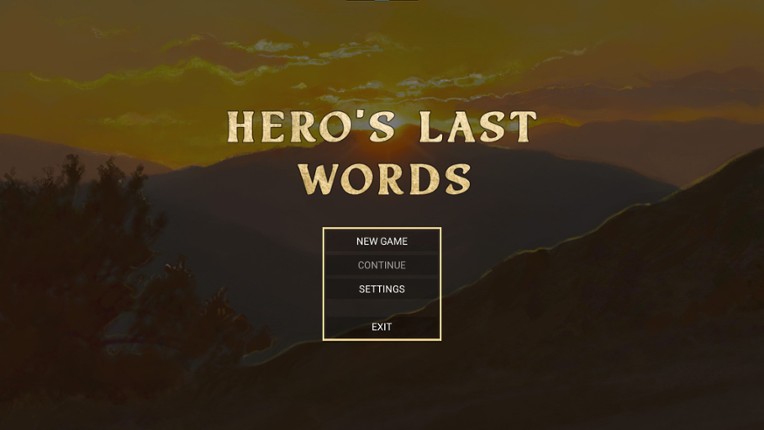 Hero's Last Words Image